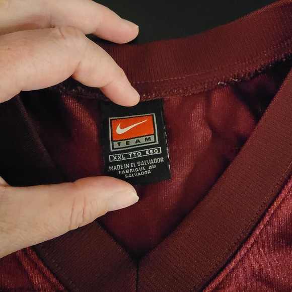 VT Hokies Michael Vick Football Jersey Nike XXL Maroon 7 - Picture 3 of 6